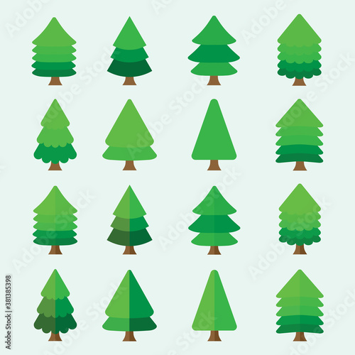 Christmas tree set.
