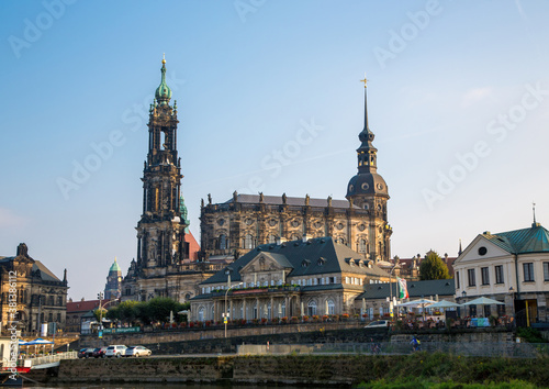 Old buildings in the German city of Dresden