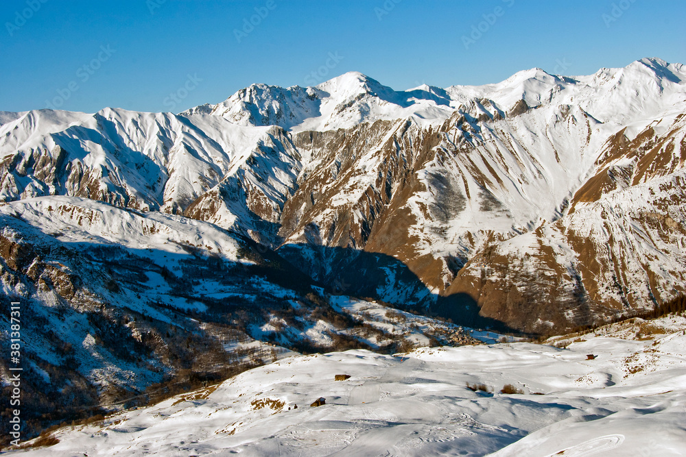 Saint Martin de Belleville Les Trois Vallees 3 Valleys ski area French Alps France