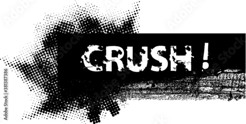 crush grunge vector design