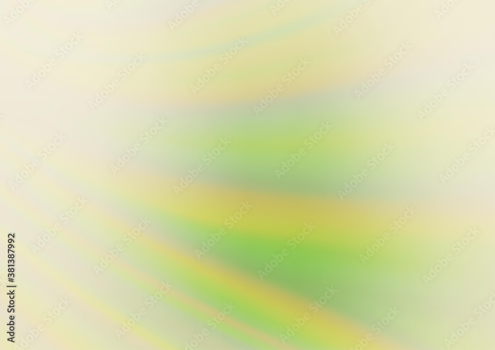 Light Green, Yellow vector blurred bright background. Colorful illustration in abstract style with gradient. A completely new design for your business.
