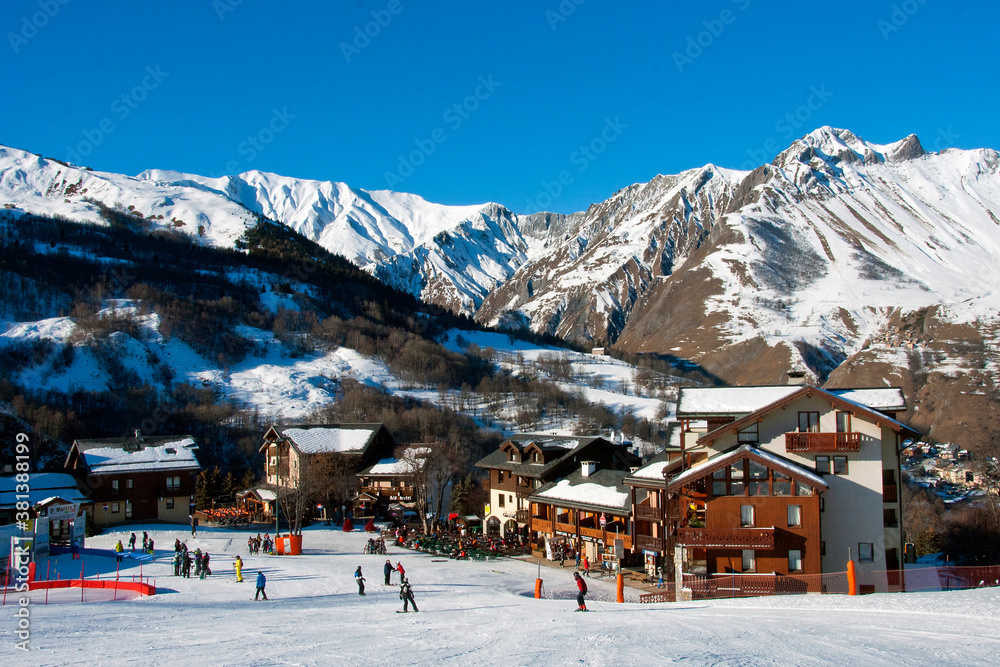Saint Martin de Belleville Les Trois Vallees 3 Valleys ski area French Alps France