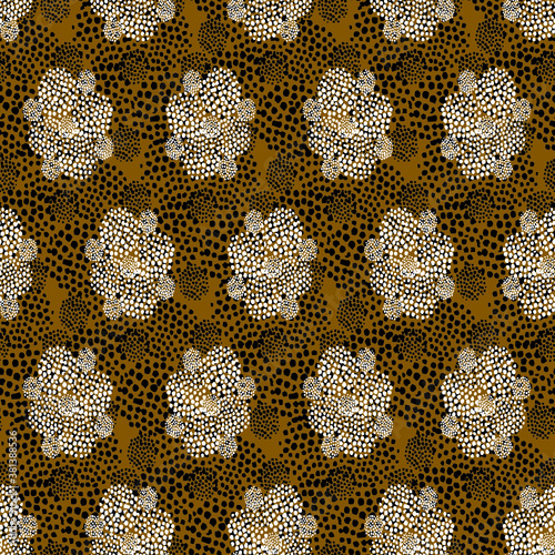 pattern with gold ornament