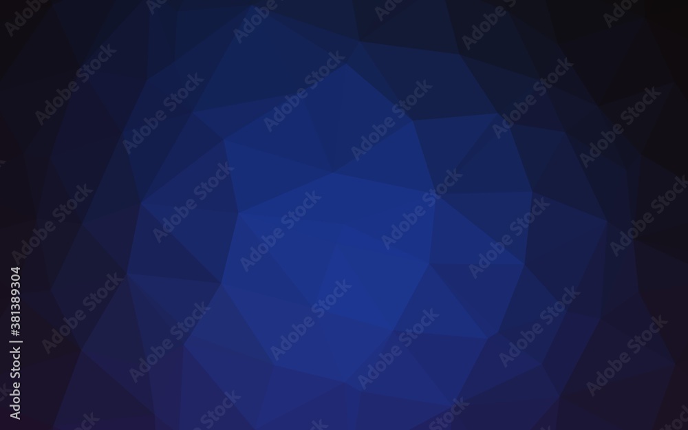 Dark BLUE vector blurry triangle texture. Triangular geometric sample with gradient. Textured pattern for background. Dark BLUE vector blurry triangle texture. Triangular geometric sample with gradient. Textured pattern for background.