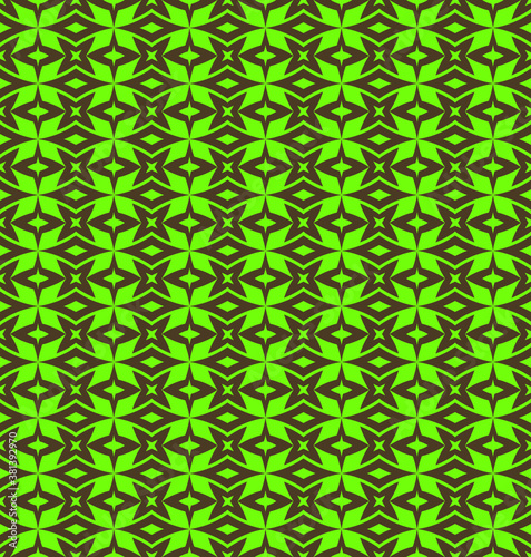 green abstract floral seamless textile pattern design
