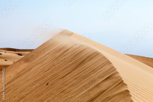 Print op canvas Cerro Blanco sand dune near Nasca or Nazca town in Peru