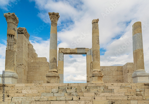 Gates and stairs in the ancient city of Laodikeia photo