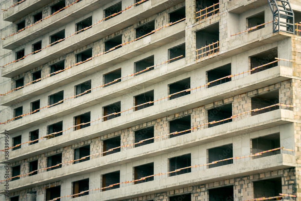 Building construction in Batumi city. Batumi. Georgia