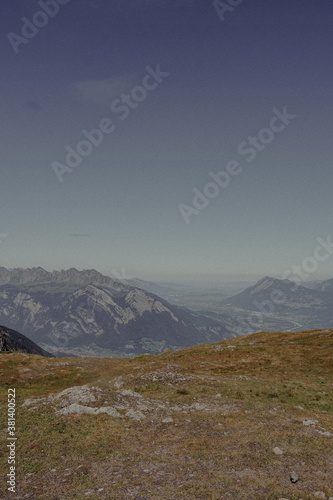 Aussicht von Bergen