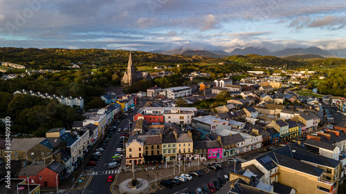 Aerial View of Clifden, Galway