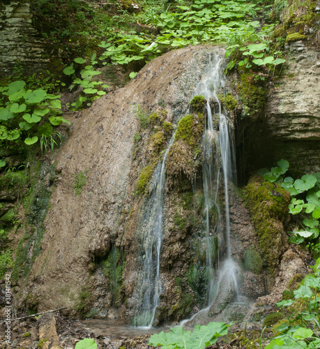 Waterfall chalk stream