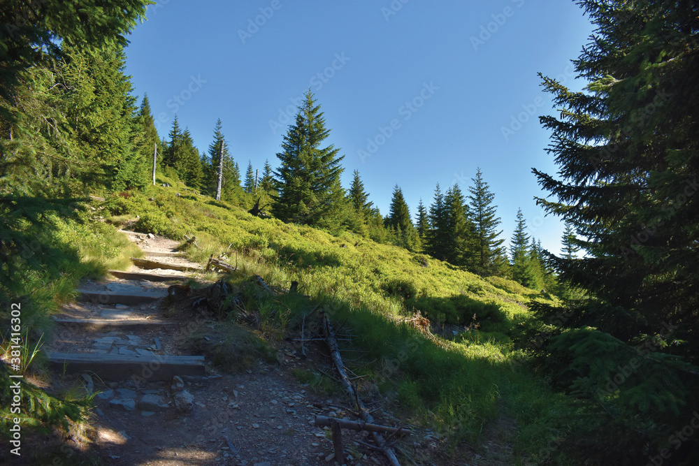 Obraz premium Wanderung Schneekoppe