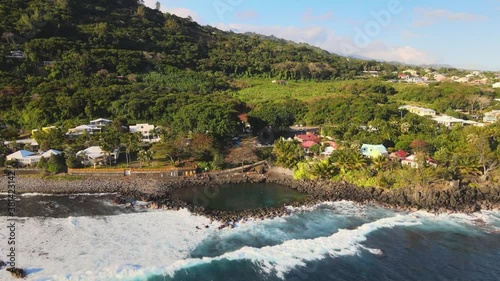 Manapany-les-Bains sur l'île de la réunion
 photo