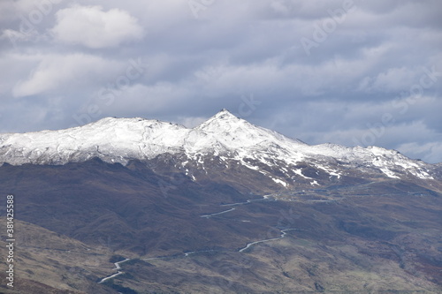 The view of mountains in Queenstown, New Zealand