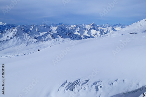 Panorama of mountain landscapes of the CAUCASUS © Хасанов Мунир