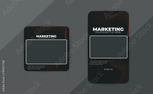 Editable Modern Template. Discount Promo Template. Social Media Post Template. Social Media Banner