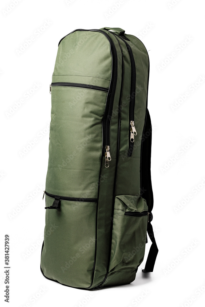 Big military backpack isolated on white background Big military backpack isolated on white background