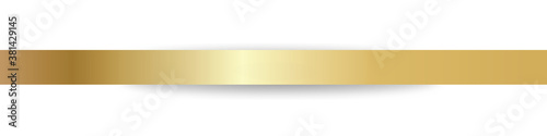 Gold Band Banner Weihnachten 