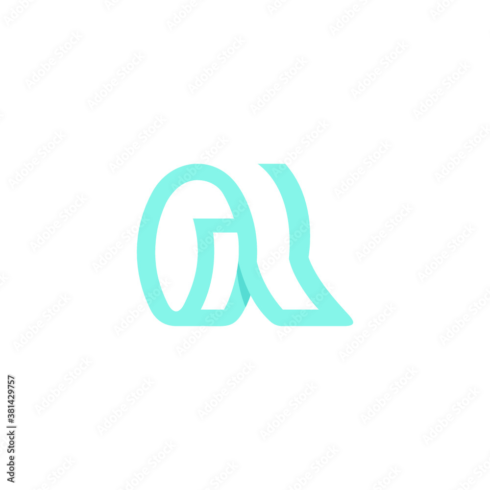 R logo vector abstract icon illustrations R logo vector abstract icon illustrations