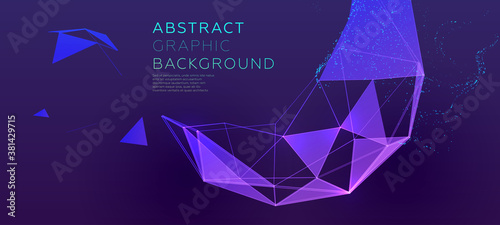 Quantum computing, deep learning artificial intelligence, signal cryptography infographic vector illustrations. Big data algorithms visualization for business, science presentations, posters, covers