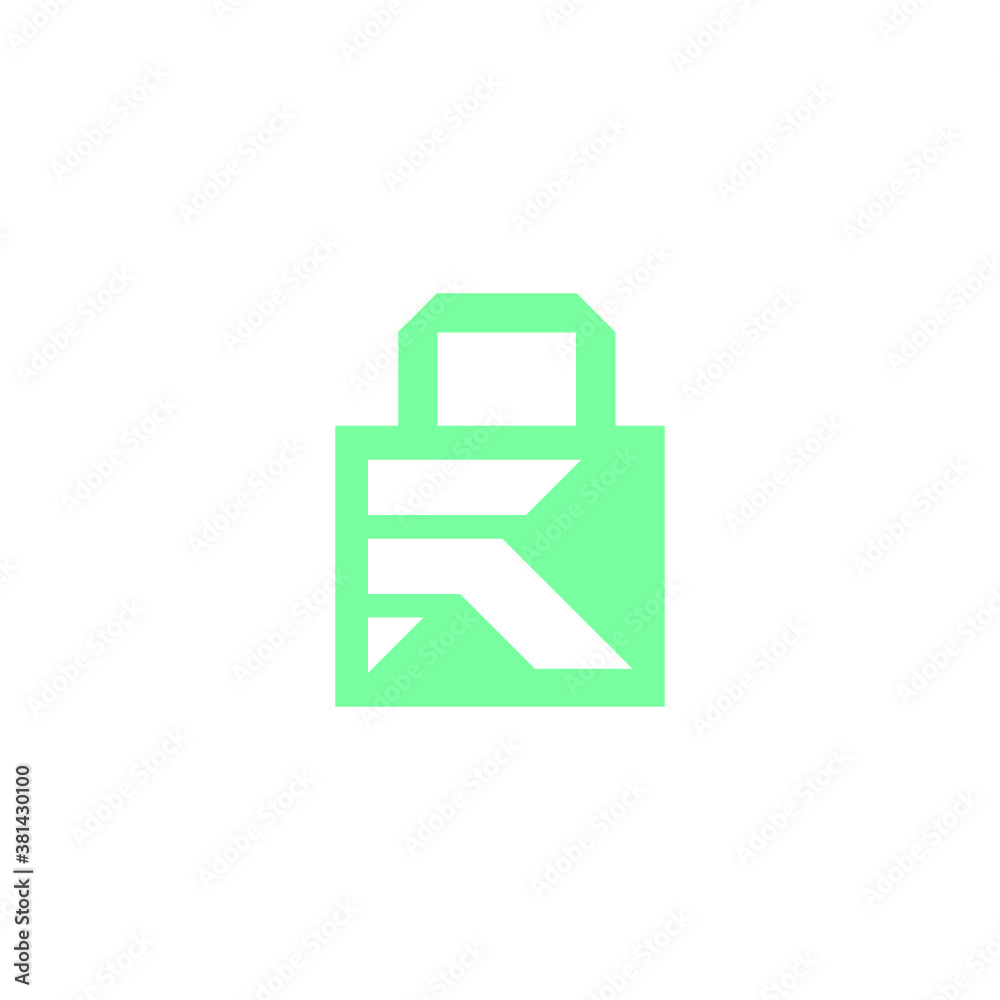 R logo vector abstract icon illustrations R logo vector abstract icon illustrations