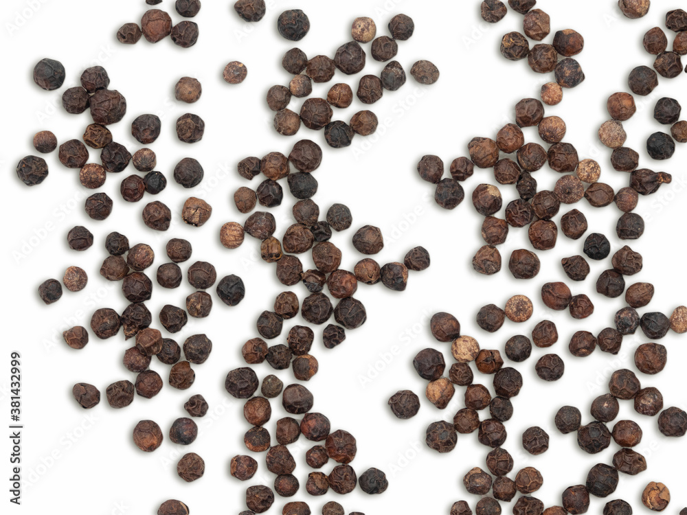 Black pepper background, herbs, spices in top view. Black pepper background, herbs, spices in top view.