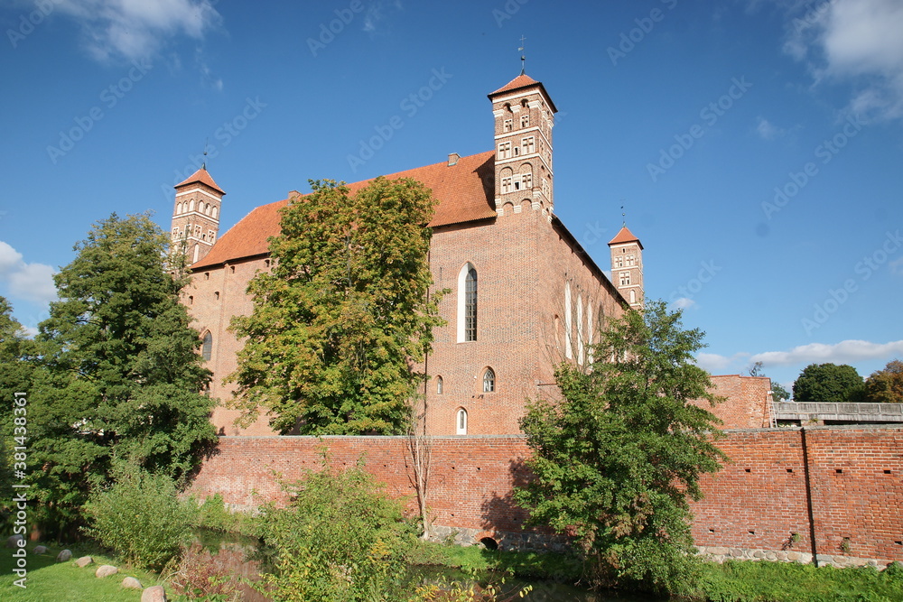 Polska - Mazury - Lidzbark Warmiński. Zamek Biskupów Warmińskich. Polska - Mazury - Lidzbark Warmiński. Zamek Biskupów Warmińskich.