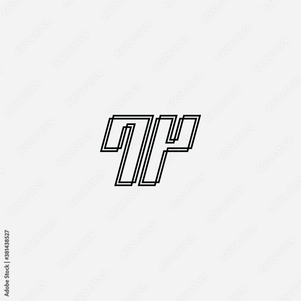 TP logo vector alphabet PT icon illustrations TP logo vector alphabet PT icon illustrations