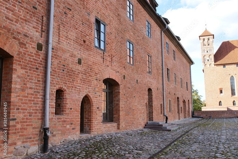Polska - Mazury - Warmia - Lidzbark Warmiński. Zamek Biskupów Warmińskich. Polska - Mazury - Warmia - Lidzbark Warmiński. Zamek Biskupów Warmińskich.