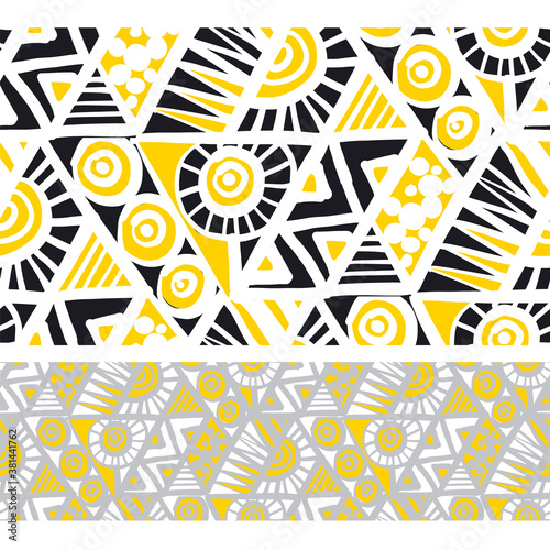 Yellow and black sunny summ...