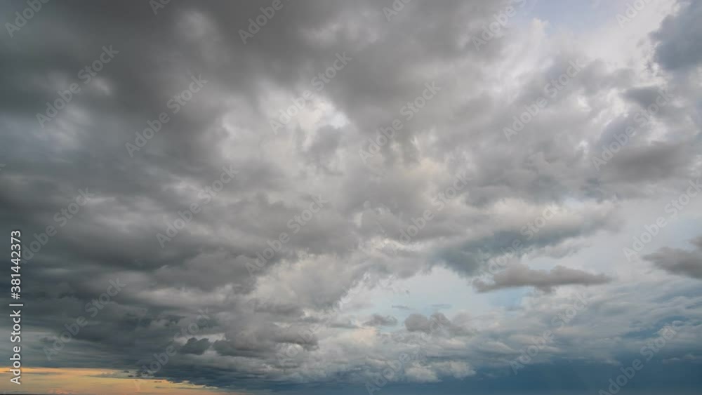 Timelapse of grey storm clouds,cloud moving before The sun sets. Timelapse of grey storm clouds,cloud moving before The sun sets.