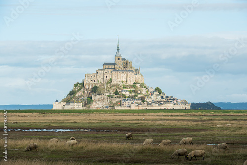 Wallpaper Mural View of the Mont Saint-Michel, France Torontodigital.ca