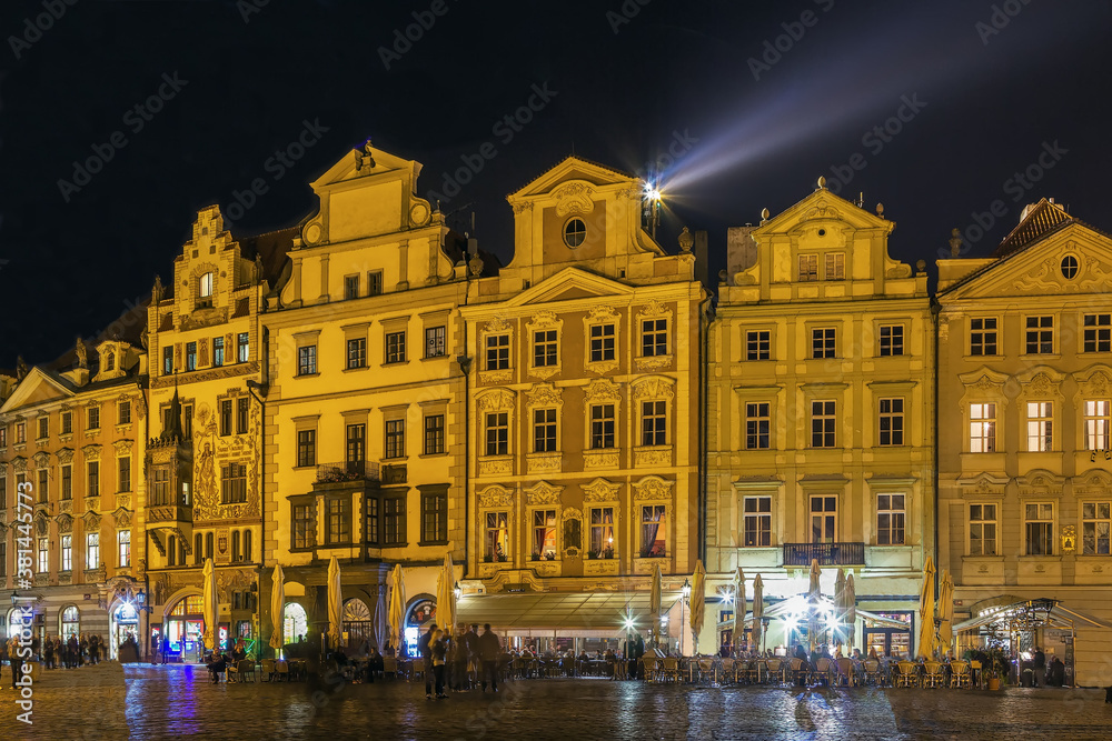Old Town Square in Prague,  Czech Republic