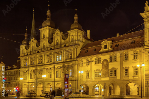 Fototapeta Naklejka Na Ścianę i Meble -  Malostranska square, Prague, Czech republic