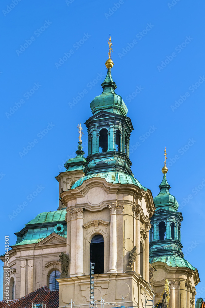 St. Nicholas Church in the Old Town Square,Prague