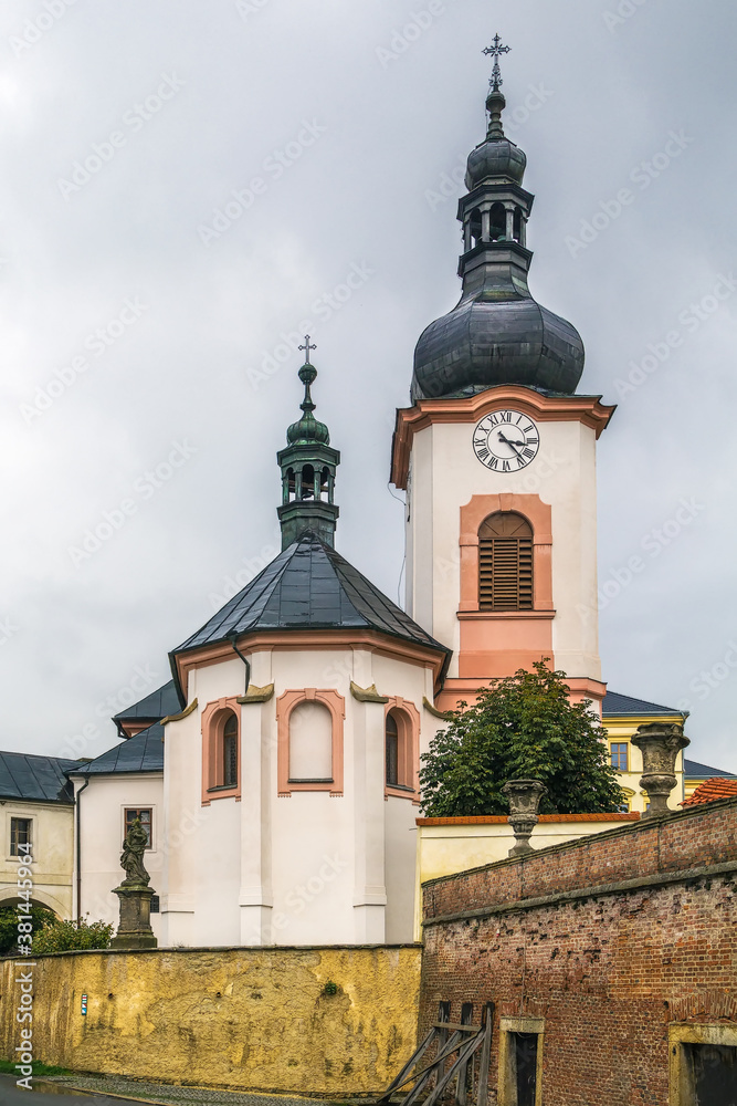 Church in Manetin, Czech republic
