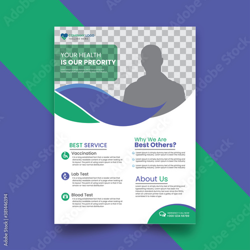 Modern medical flyer