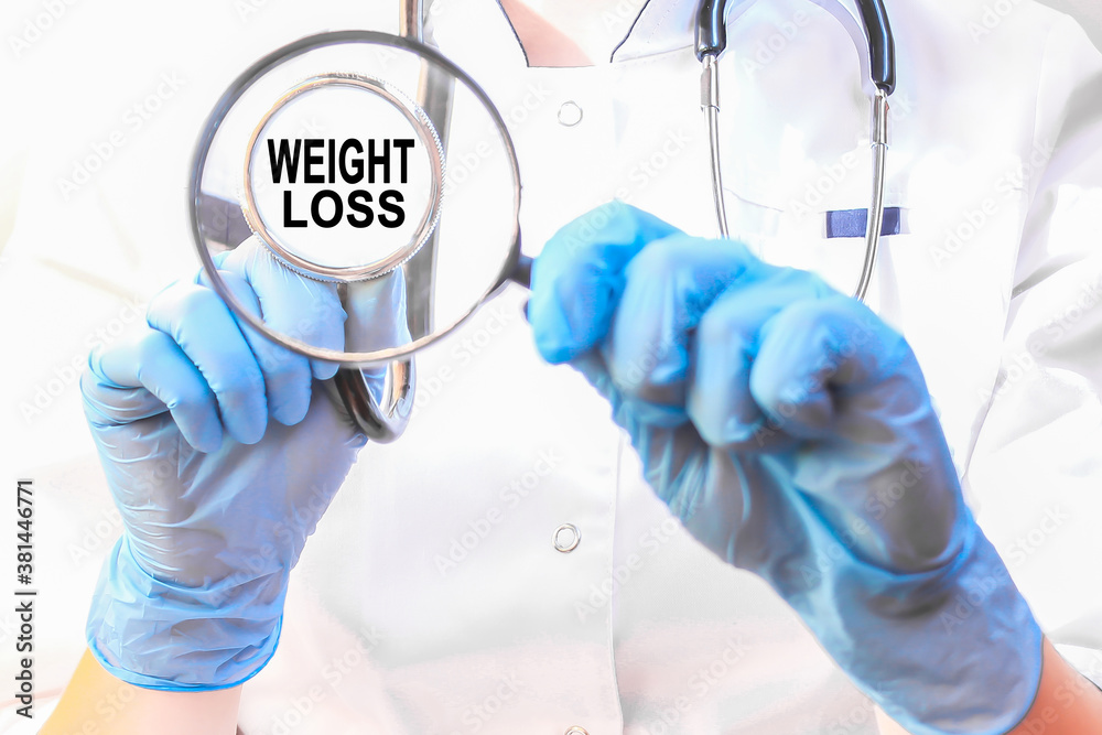 Doctor holding a card with text, medical concept Doctor holding a card with text, medical concept