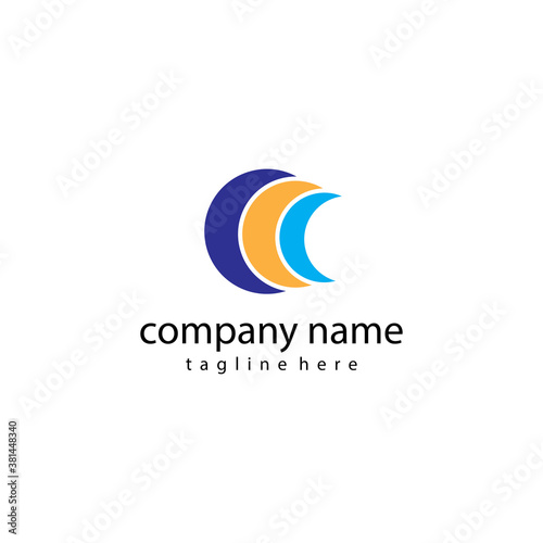 Free Download letter c logo creative illustration with colorful circle template vector design - GFXLoad