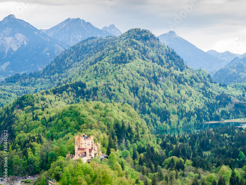 Wallpaper Mural View of the village and Schloss Hohenschwangau, Bavaria, Germany Torontodigital.ca
