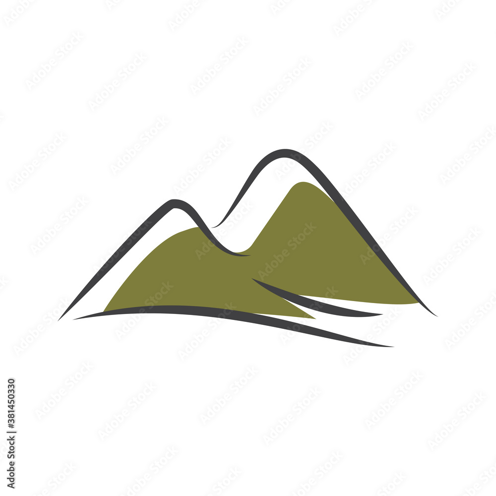 Mountain Logo Template vector symbol Mountain Logo Template vector symbol