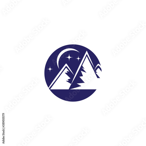 Mountain Logo Template vector symbol