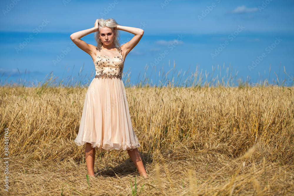 Portrait of a young beautiful blonde woman Portrait of a young beautiful blonde woman