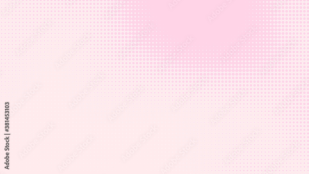 Dot pink white pattern gradient texture background. Abstract pop art halftone and retro style. Dot pink white pattern gradient texture background. Abstract pop art halftone and retro style.