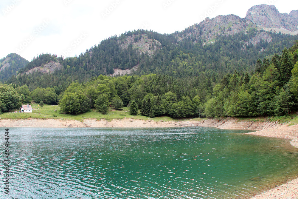 bious-artigues lake - french pyrenees 