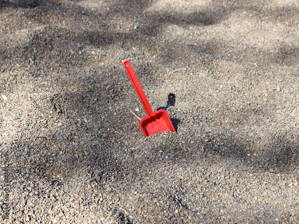 Shovel left behind in Kindergarten Sand Box Shovel left behind in Kindergarten Sand Box