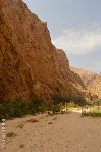 The stunning gorges and desert landscape of the Arabian Peninsula in Oman