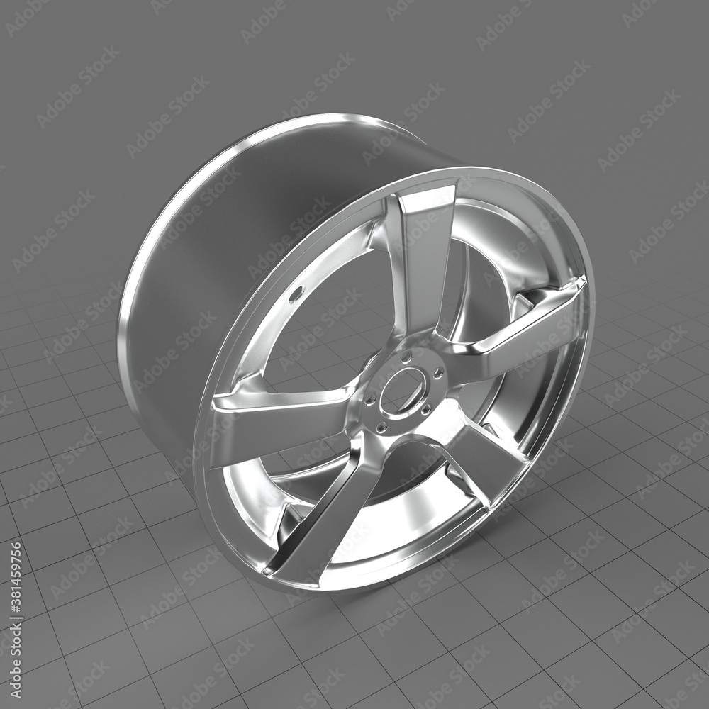 Car wheel rim Stock 3D asset | Adobe Stock