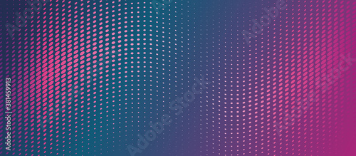 Abstract dotted pattern. Circle halftone dots vector texture background.
