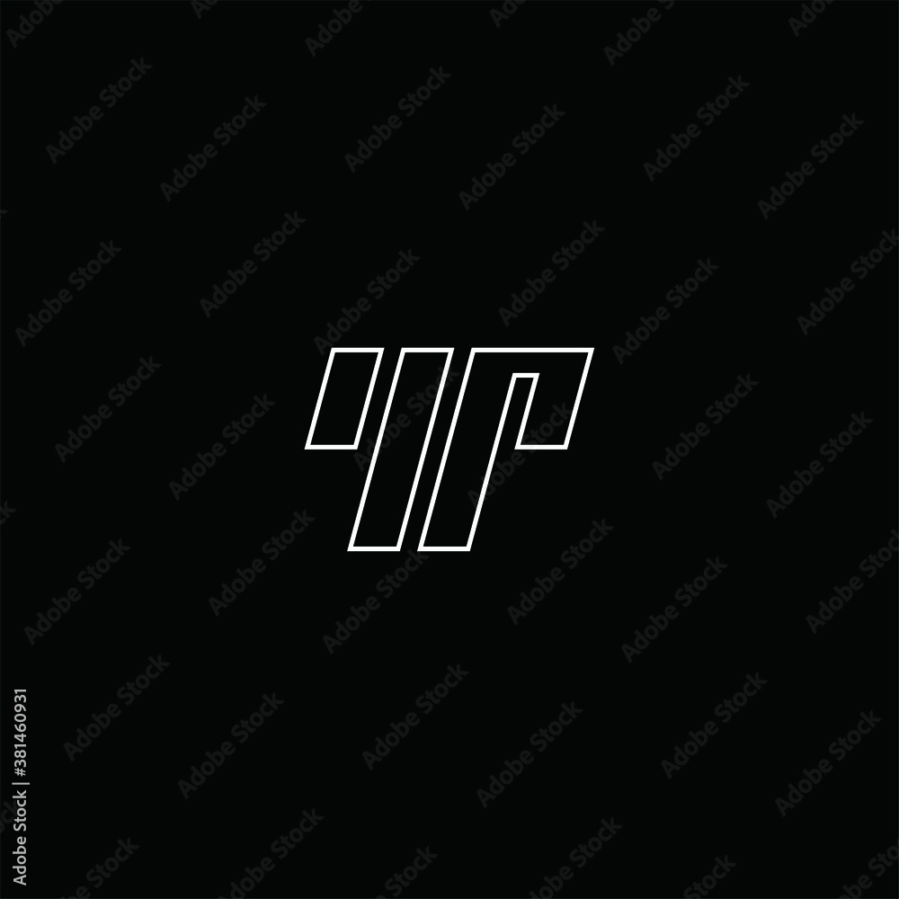 TP logo line art vector icon illustrations